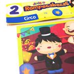 Puzzle Jibuk Enc-Rom-102 Circo X2Uni X8 Piezas